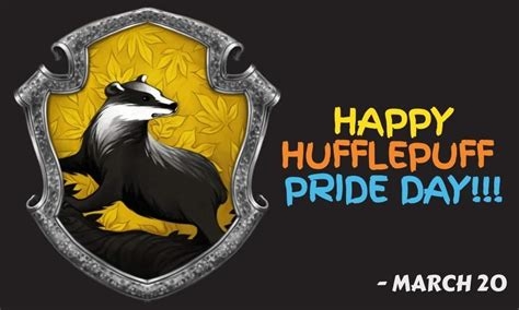 when is hufflepuff pride day nude
