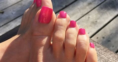 white toe nails footjob nude