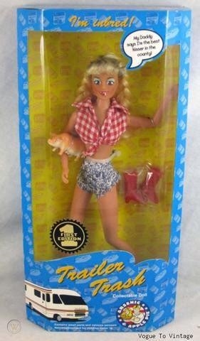 white trash barbie doll nude
