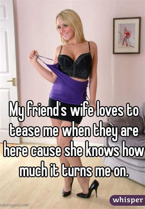 wife tease friend nude
