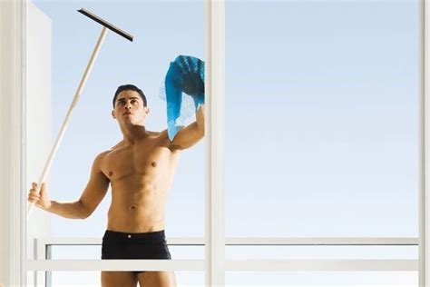 window cleaner porn nude