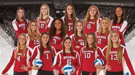 wisconsin volleyball on twitter nude