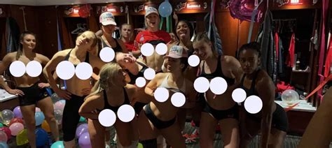 wisconsin volleyball team locker room nude nude