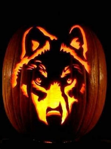 wolves pumpkin carving nude