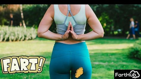 yoga pants farts nude