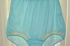 panties nylon vintage gusset lingerie mushroom granny visit sz aqua