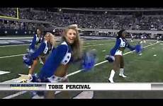 tobie percival dallas cowboys cheerleader game day girl