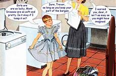 sissy captions cartoon petticoated feminized maid diaper captioned punishment underwear remember feminization