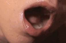 mouth into gif her cum drip sex