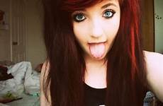 tumblr cute girls girl red hair photography alternative beautiful tongue favim