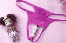 string panty pearl sexy knickers crotch thong underwear womens open panties ebay