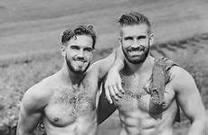 men shirtless handsome wonder pair two just hairy gay male sexy