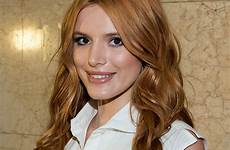 bella thorne cleavage perfect natural actress tight look pretty sporting high red hair