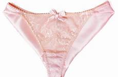 panties pink silk lace tanga shape small