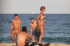 jackie cruz swimsuit sexy beach barcelona gotceleb thefappeningblog