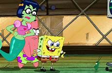 spongebob mindy plankton facing