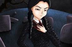 addams wednesday family sexy hot anime cute girl choose board fantasy goth