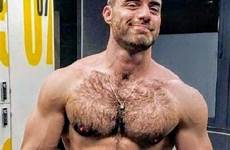 hairy chest men hot shirtless hair muscle stud handsome hunks bearded man studs scruffy sexy grey 6pack thecuriopop beefy gym