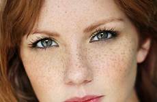 freckles women eyes fair beauty redheads