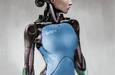 robot concept robots cyborg sex elysium female girl human artwork beck aaron bot medical character cyberpunk science humanoid woman fashion