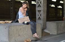 homeless begging