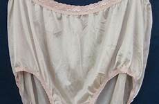 panties granny size nude vintage lingerie sheer plus sissy silky champagne gusset lace sexy drawer choose board cgi ebay sold