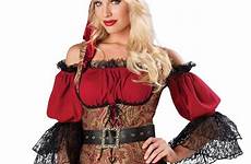 pirate lady pirata disfraz scarlet cosplay piratas traje deluxeadultcostumes