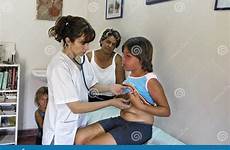 medical doctor girl examination female paraguay paraguayan clinic cheek family