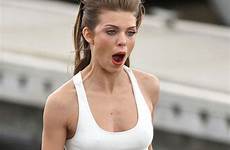 nipple slip annalynne mccord nipples bra her twitter after mirror celebrity protest carries anti bored own just so set