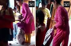 daughter punishes step mom her sack mum
