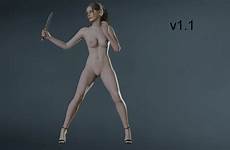 claire nude resident evil remake reloaded request loverslab replaces noir