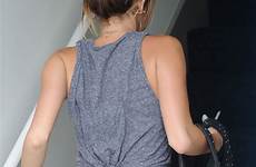 miley cyrus pilates leaving class ass tight hollywood west hawtcelebs