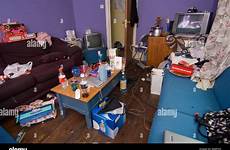 room after living house untidy student lounge stock alamy morning