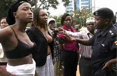 women naked ugandan uganda africa protest kampala protesting woman breast african protests police undress rights rise nrm squeezing boob continuing