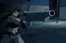 anime gif fight guns fighting gifs lagoon revy shooting tumblr animated gunfight roberta giphy vs female swords ball manga attack