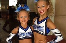 cheerleading cheer uniforms athletics cheerleaders twins poses allstar gap cheetahs