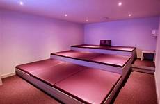 swingers playroom leeds club sneak peak inside beds tiers boasts extra three large