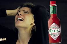 vagina sauce hot chilli smearing her