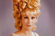 hair big 1960s hairdos barbara eden jeannie hairstyles huge 60s ridiculously back dream beauty face fake 1960 vintage her real