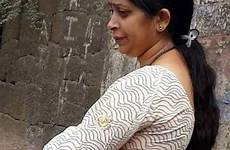 saree aunty backless sarees navel