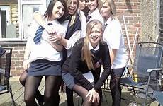 school uniform tights schoolgirl girls cute outfits uniforms british girl fun friends pantyhose together having saved choose board
