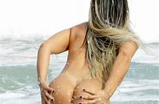 renata nude frisson beach brazilian model