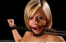 smutty mouth gag deepthroat bdsm gagged handcuffed submissive wasteland