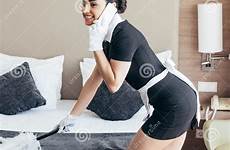 maid talking duster