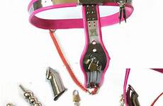 chastity belt female plug steel plugs male purpose device restraints removable toy couple two sex aliexpress dual bondage penis