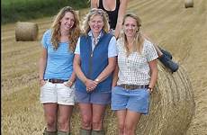 farm daughters girls women land mother farming business pulling three tractor take 1million reins making success trees four story corn