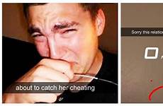 snapchat cheating girlfriend guy caught catching even posts not