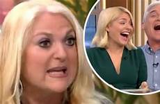 holly willoughby speechless feltz fakes vanessa schofield phillip orgasm comments