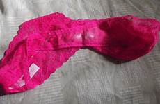 cum panties stain stained thong used bra hand them women boy womens teen lacy