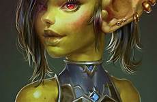 goblin girl portrait